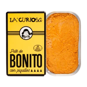 Paté de bonito del norte con pimientos de piquillo